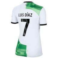 Liverpool Luis Diaz #7 Gostujuci Dres za Ženska 2023-24 Kratak Rukav